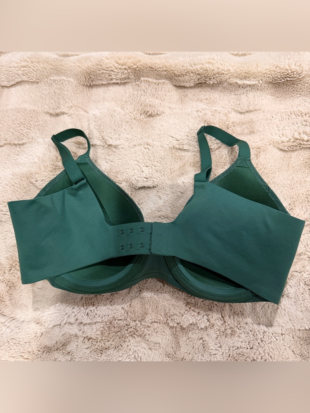 Aeria Smothiez Lace Full Coverage Lightly Lined Bra 34D Green Everyday Comfort - Picture 3 of 10